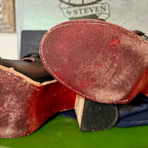 Freebird by Steven Bond Black Distressed Sandal - Picture 5 of 7